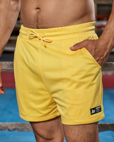 Muscle Nation Shorts Lay Up 3.5" Shorts - Honeycomb