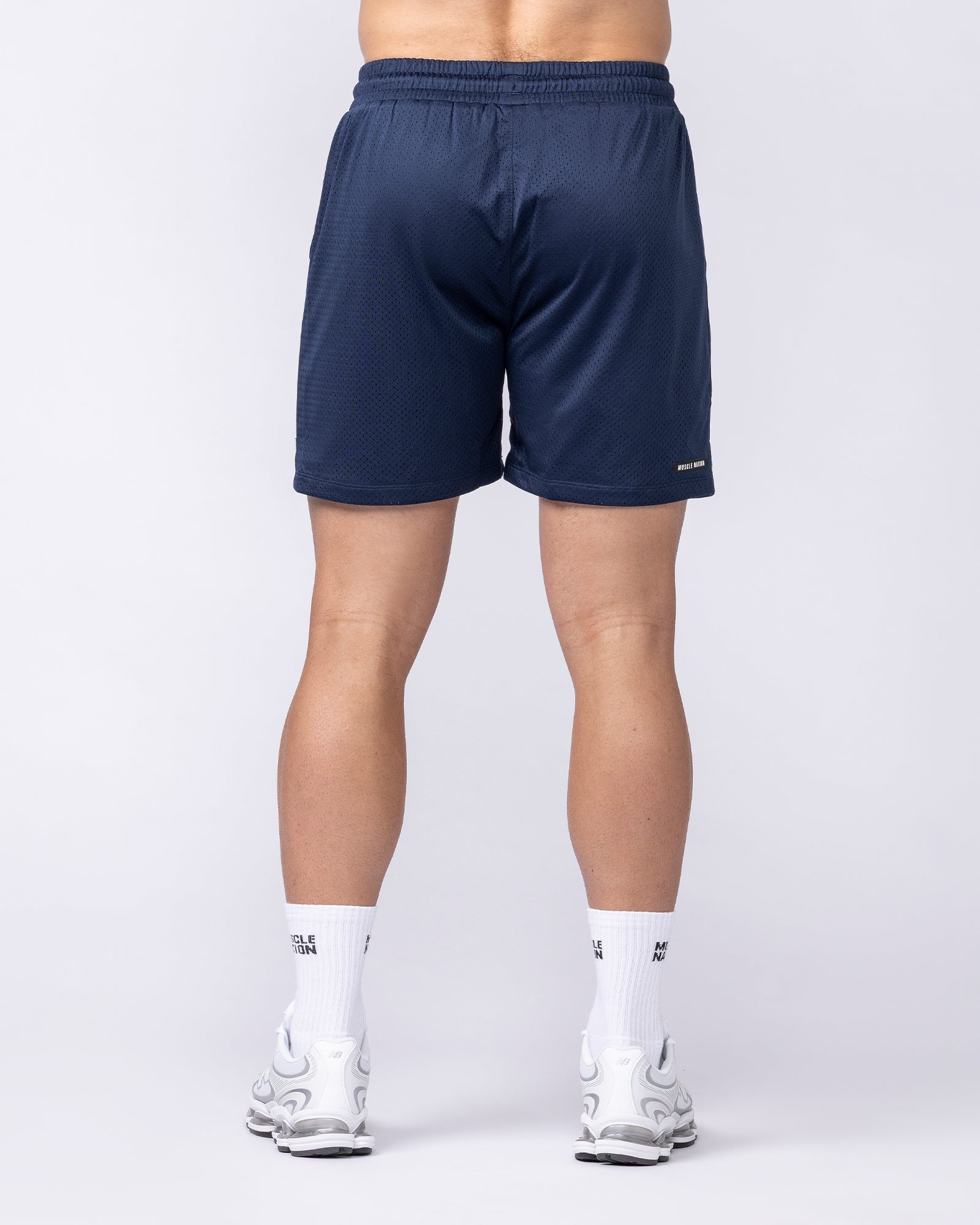 Muscle Nation Shorts Lay Up 3.5" Shorts - Navy