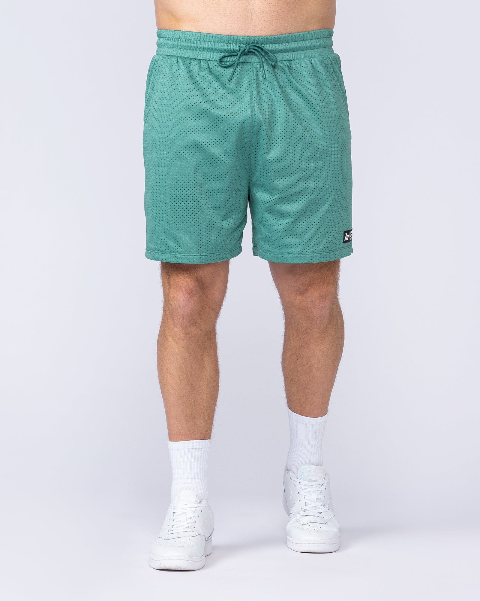 Muscle Nation Shorts Lay Up 5" Shorts - Alpine