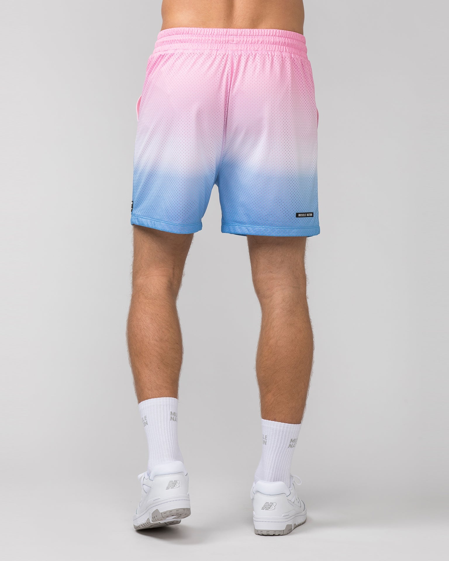 Muscle Nation Shorts Lay Up 5'' Shorts - Ombre Print