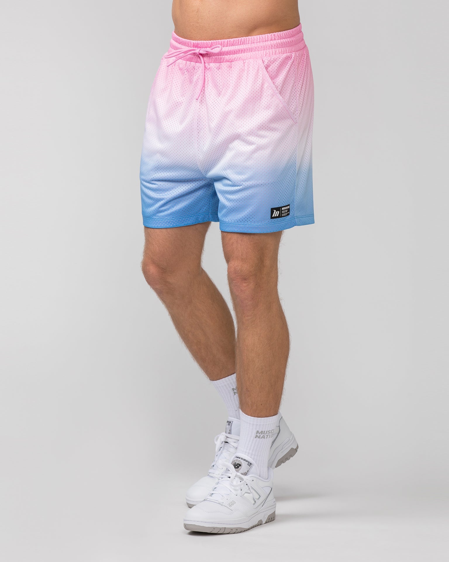 Muscle Nation Shorts Lay Up 5'' Shorts - Ombre Print