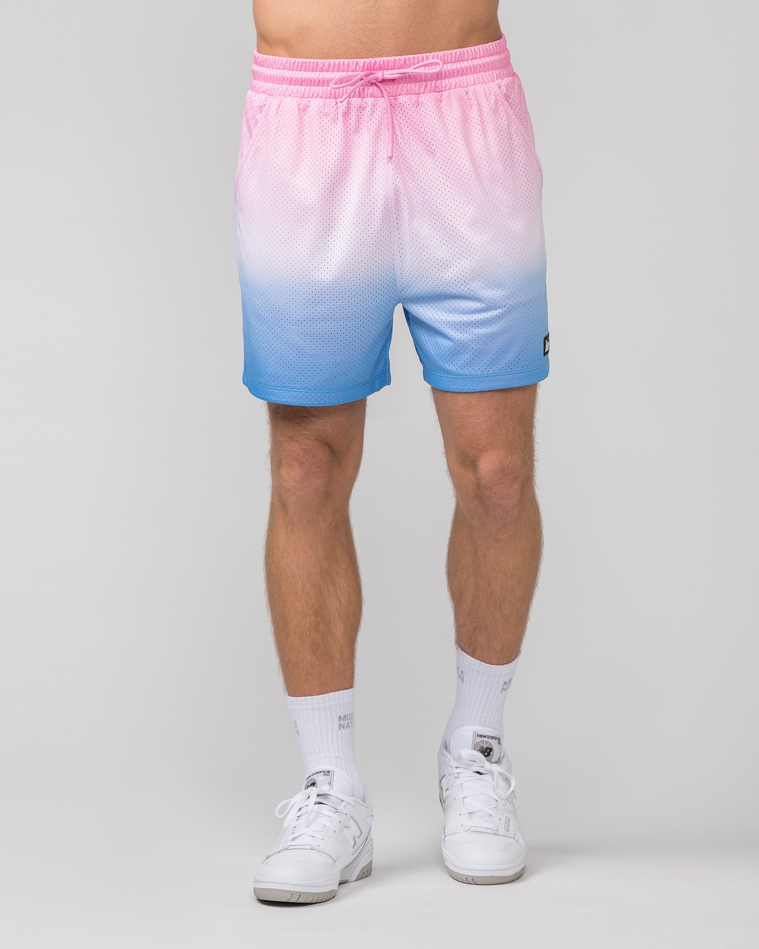 Muscle Nation Shorts Lay Up 5'' Shorts - Ombre Print