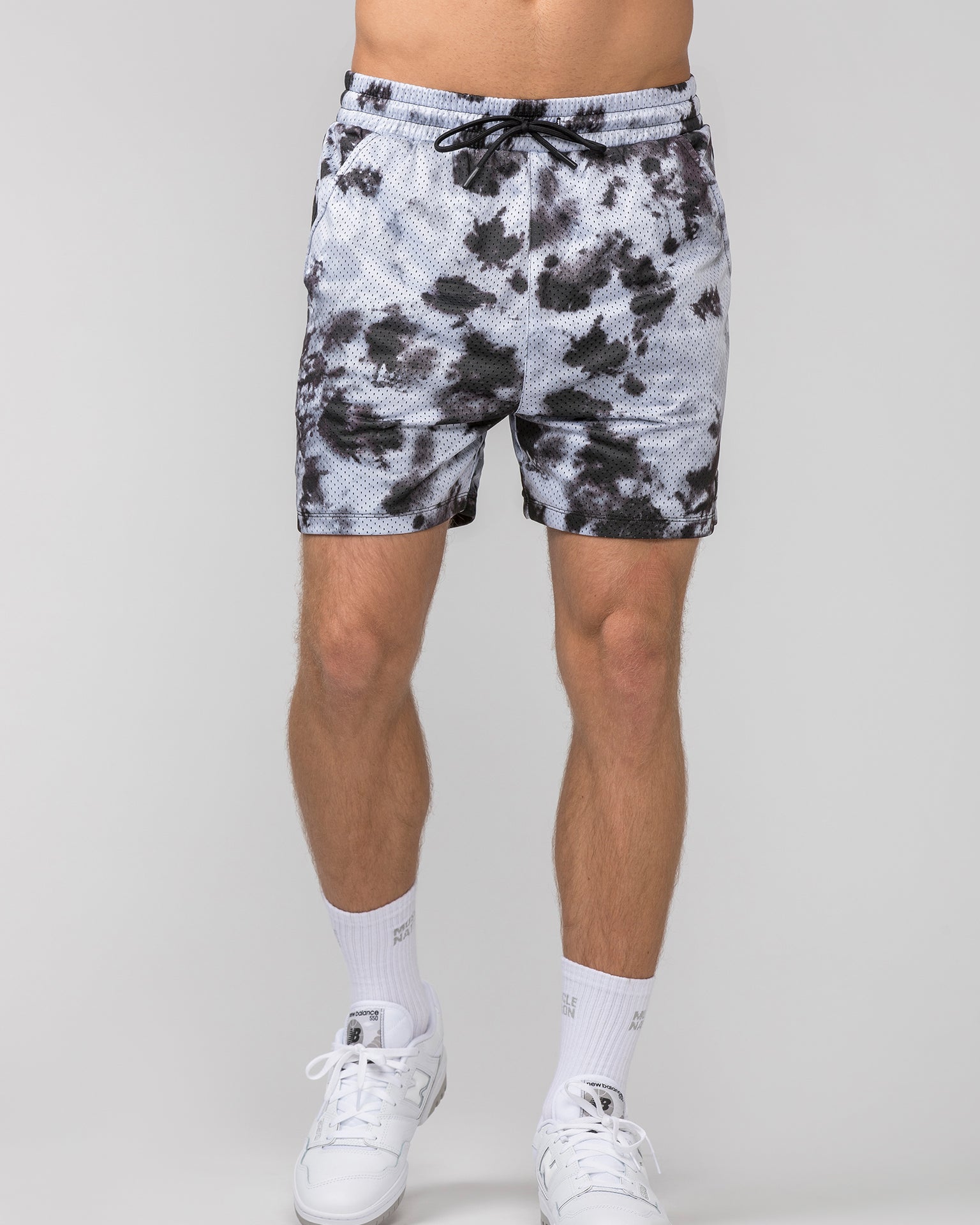 Muscle Nation Shorts Lay Up 5'' Shorts - Tie Dye Print