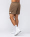 Muscle Nation Shorts Lee Lem Lay Up 3.5" Shorts - Hazelnut
