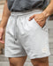 Muscle Nation Shorts Lee Lem Loopback Shorts - Ice Grey