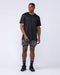 Muscle Nation Shorts Level Up Training 4" Shorts - Grey/Black Distressed Print