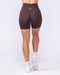 Muscle Nation Shorts Liberty High Rise Bike Shorts - Cocoa
