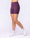 Muscle Nation Shorts Liberty High Rise Bike Shorts - Cranberry