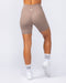 Muscle Nation Shorts Liberty High Rise Bike Shorts - Mushroom