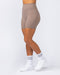 Muscle Nation Shorts Liberty High Rise Bike Shorts - Mushroom