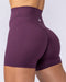 Muscle Nation Shorts Liberty High Rise Midway Shorts - Cranberry