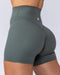 Muscle Nation Shorts Liberty High Rise Midway Shorts - Pine