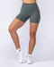 Muscle Nation Shorts Liberty High Rise Midway Shorts - Pine