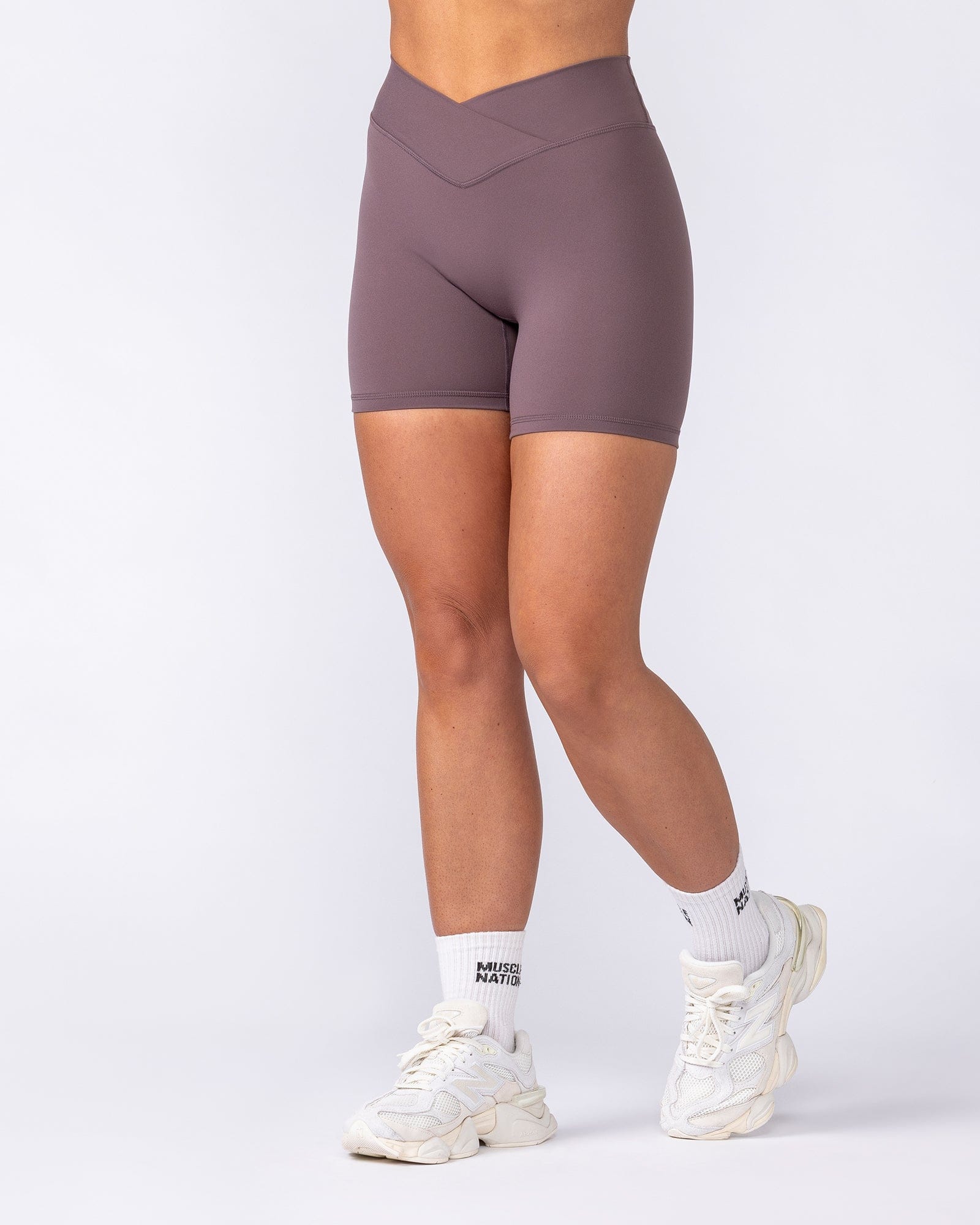Muscle Nation Shorts Liberty Wrap Bike Shorts - Umber