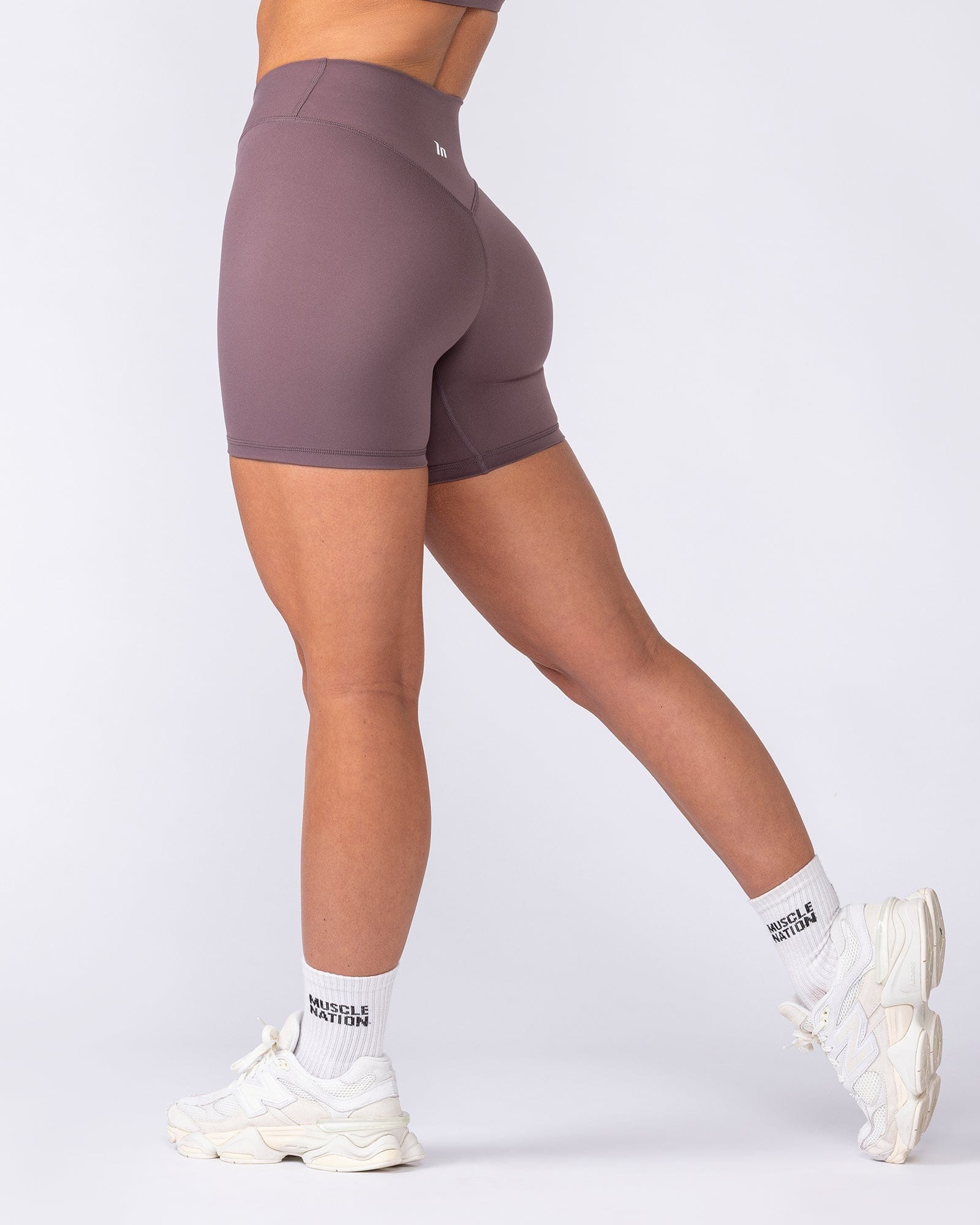 Muscle Nation Shorts Liberty Wrap Bike Shorts - Umber