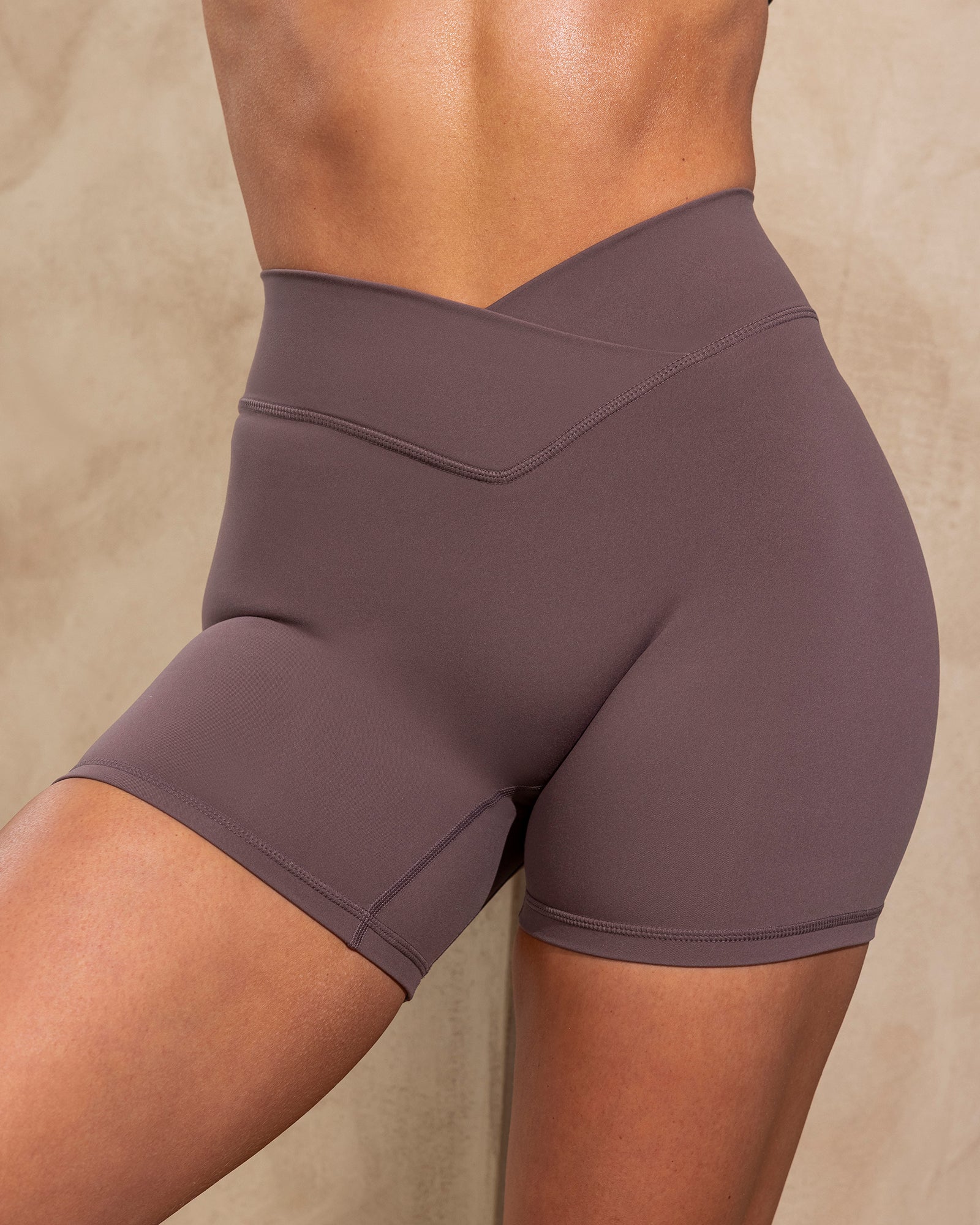 Muscle Nation Shorts Liberty Wrap Bike Shorts - Umber