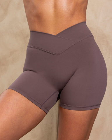 Muscle Nation Shorts Liberty Wrap Bike Shorts - Umber