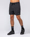 Muscle Nation Shorts Loopback 5" Sweat Shorts - Washed Black