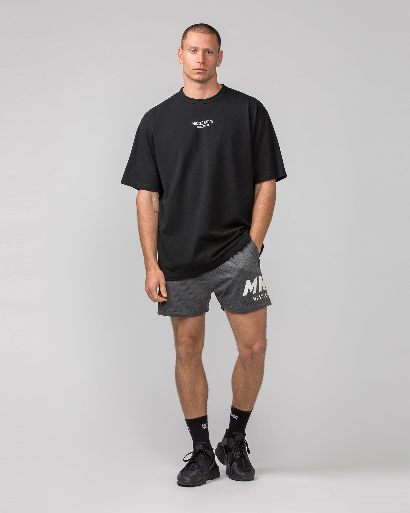 Muscle Nation Shorts MNTN Lay Up 3.5" Shorts - Tornado