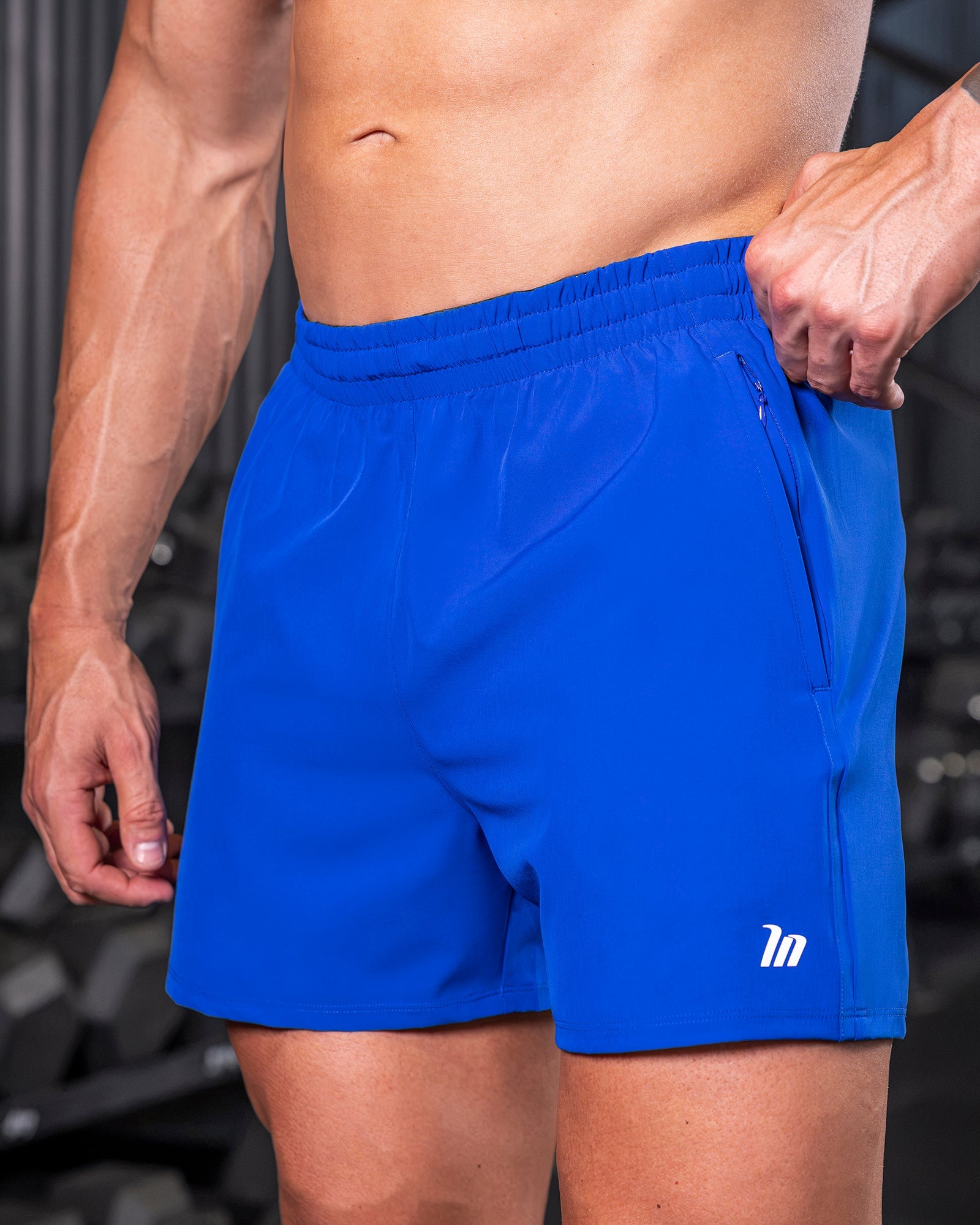 Muscle Nation Shorts New Heights 4" Shorts - Bondi Blue