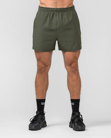 Muscle Nation Shorts New Heights 4" Shorts - Dark Khaki