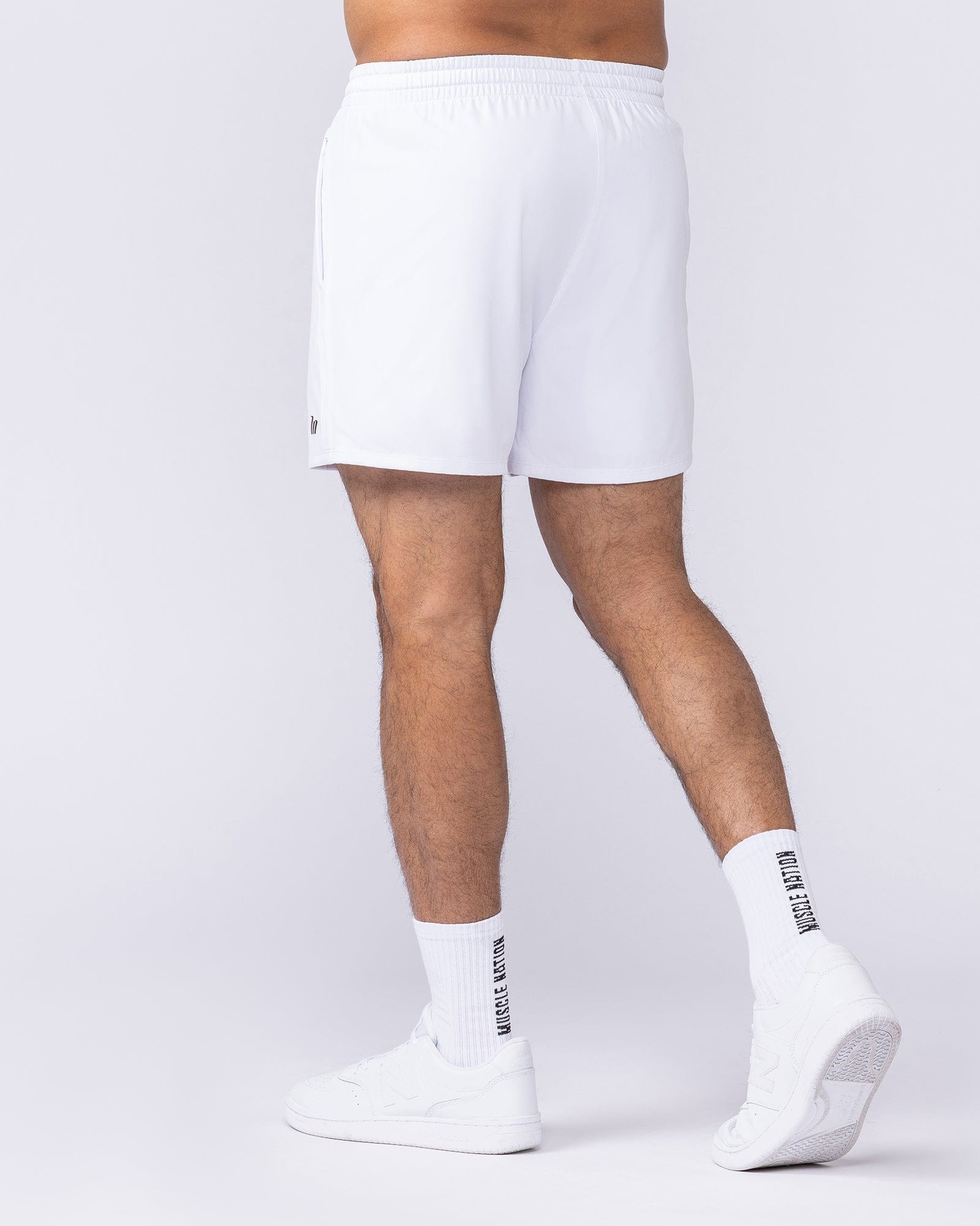 Muscle Nation Shorts New Heights 4" Shorts - White