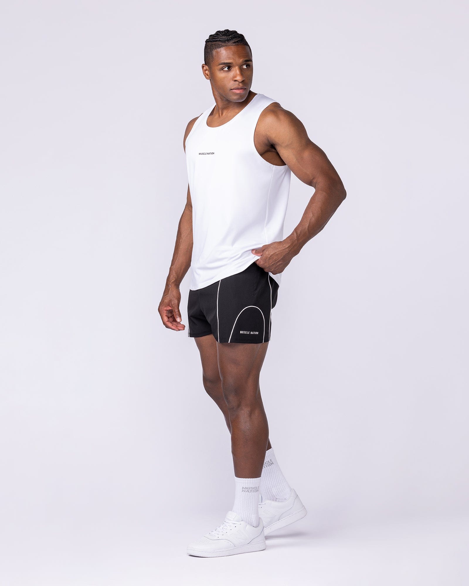 Muscle Nation Shorts Offside Training 3" Shorts - Black