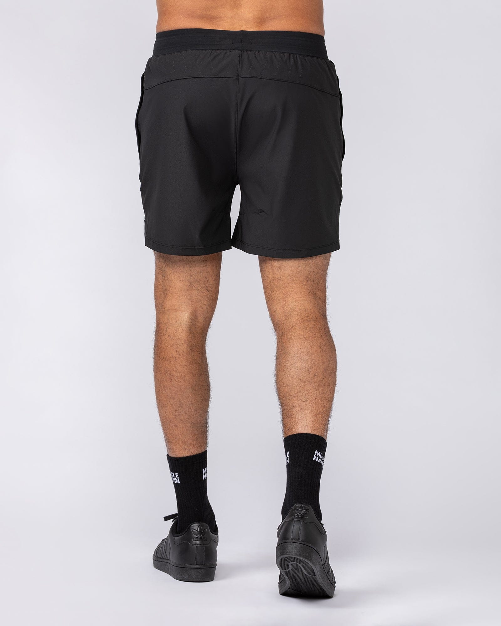 Muscle Nation Shorts On Repeat Training 5" Shorts - Black
