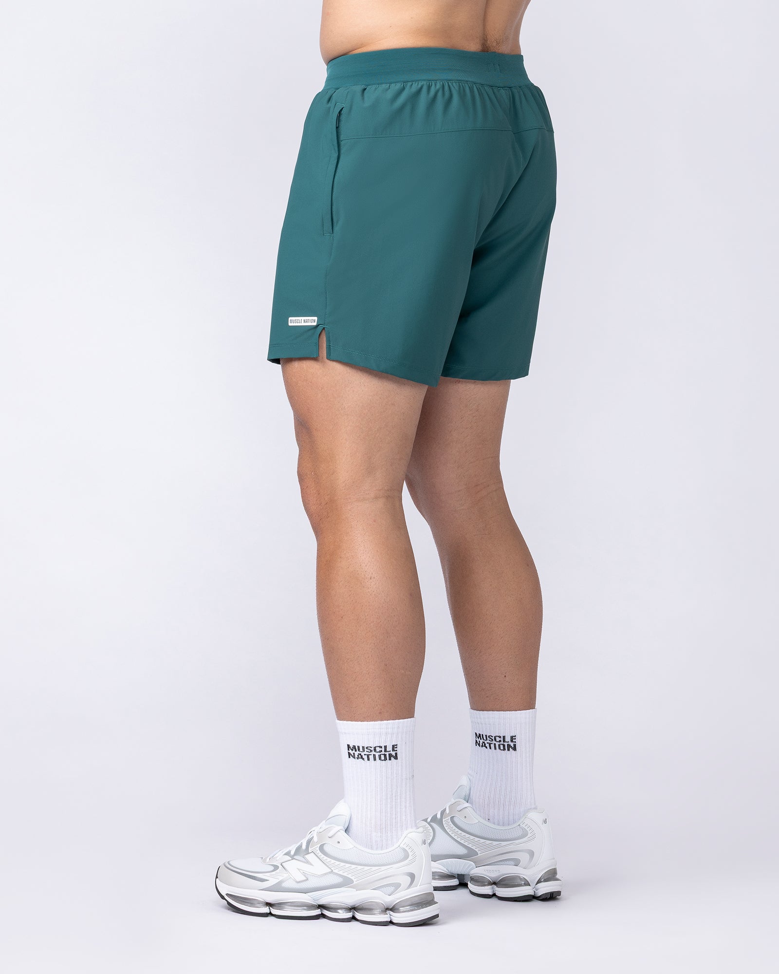 Muscle Nation Shorts On Repeat Training 5" Shorts - Leaf
