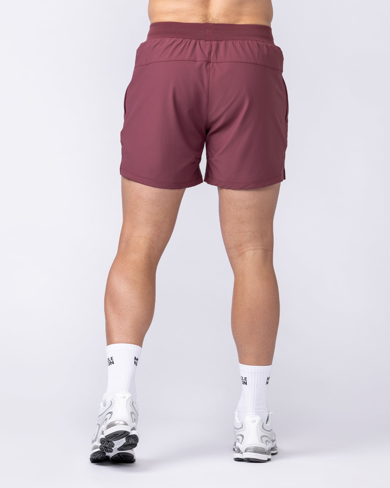 Muscle Nation Shorts On Repeat Training 5" Shorts - Maroon
