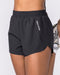 Muscle Nation Shorts Pace 3" High-Waisted Run Shorts - Black
