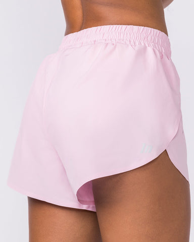 Muscle Nation Shorts Pace 3" High-Waisted Run Shorts - Blossom