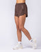 Muscle Nation Shorts Pace 3" High-Waisted Run Shorts - Chestnut