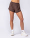 Muscle Nation Shorts Pace 3" High-Waisted Run Shorts - Chestnut