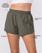 Muscle Nation Shorts Pace 3" High-Waisted Run Shorts - Dark Khaki