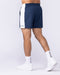 Muscle Nation Shorts Panelled Function 4" Shorts - Navy