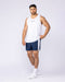 Muscle Nation Shorts Panelled Function 4" Shorts - Navy