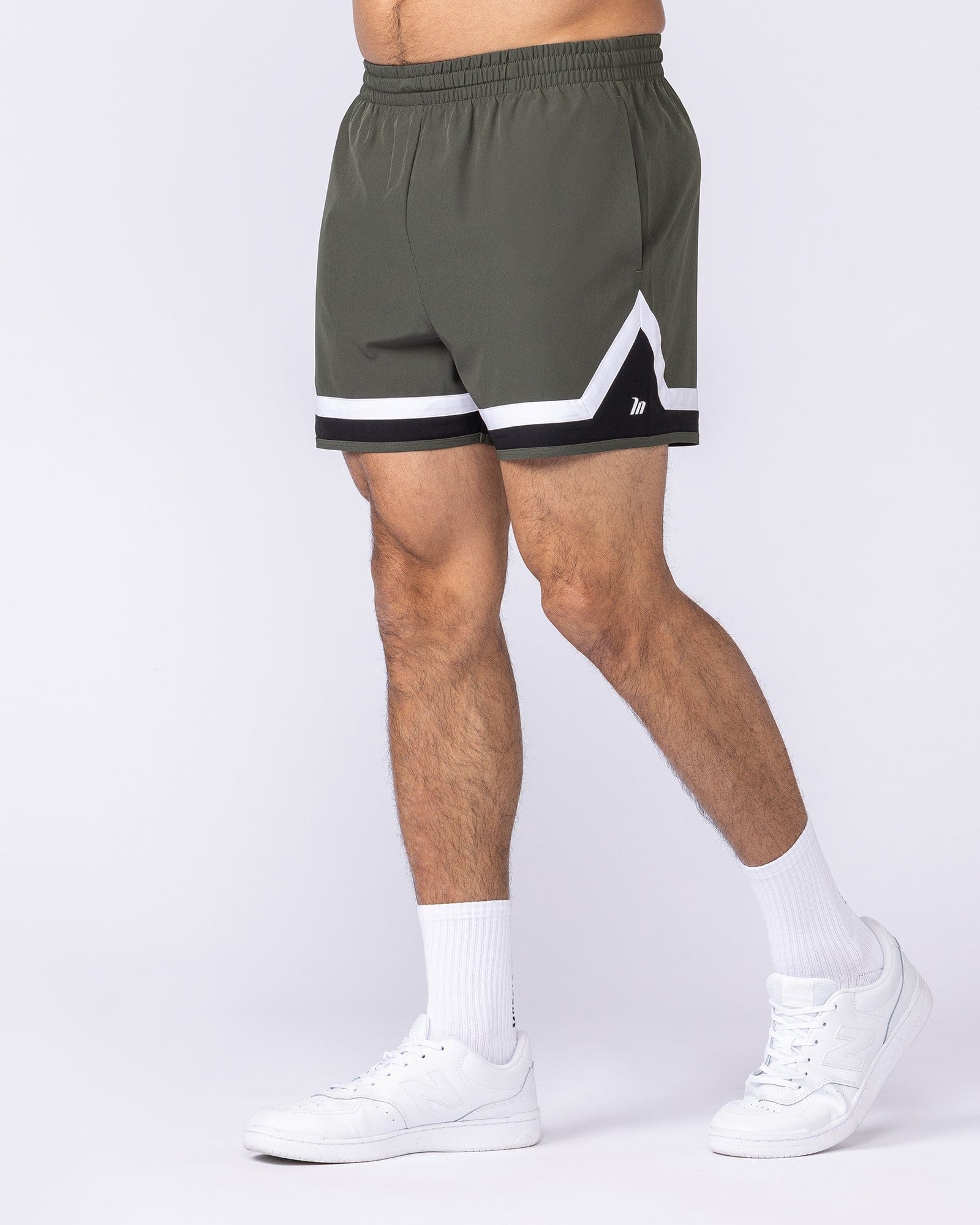 Muscle Nation Shorts Player 4" Active Shorts - Dark Khaki