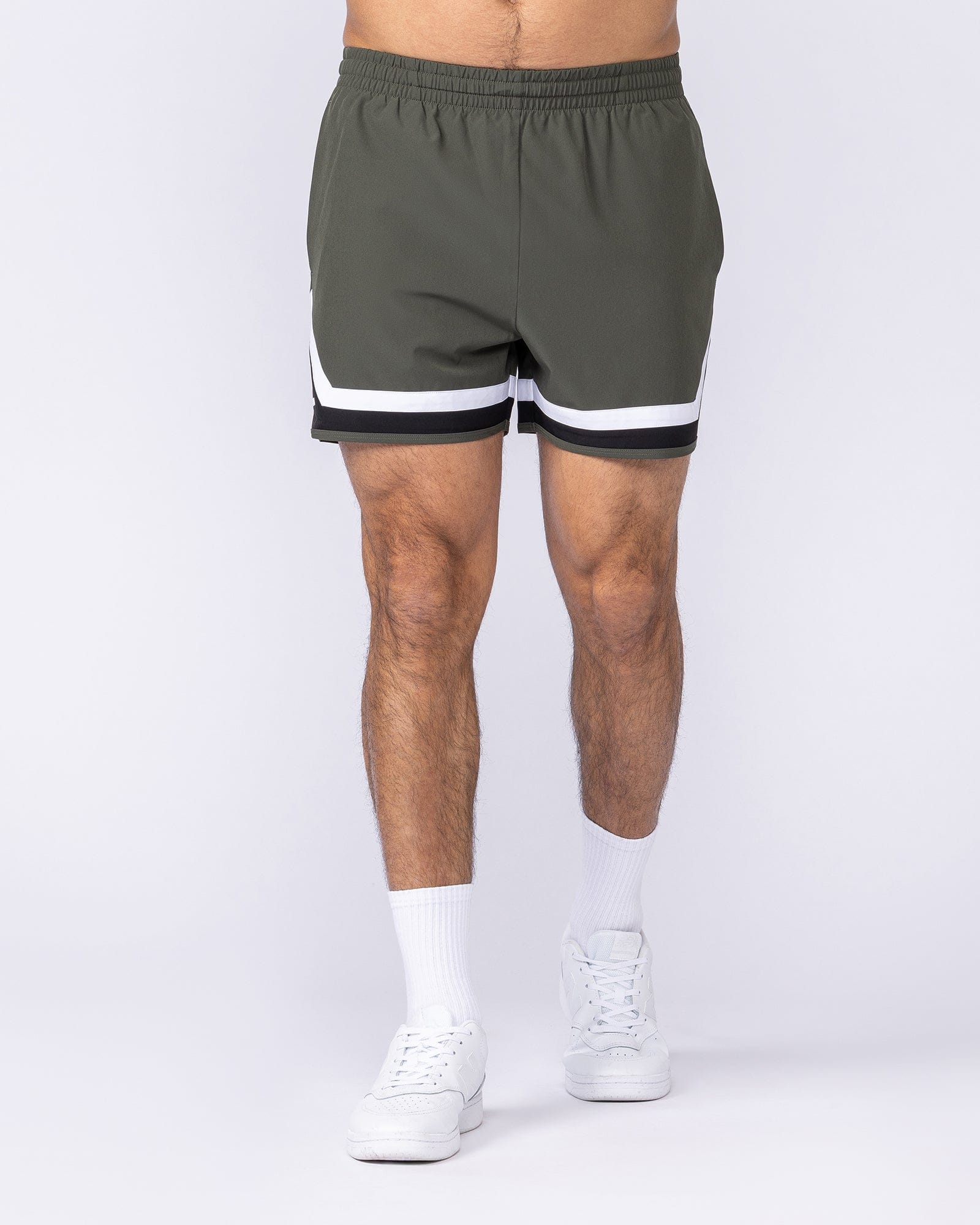 Muscle Nation Shorts Player 4" Active Shorts - Dark Khaki
