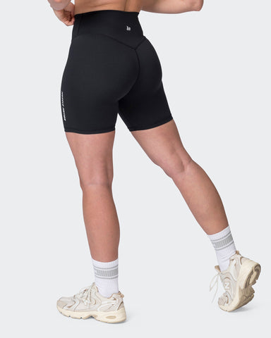 Muscle Nation Shorts Replay Signature Bike Shorts - Black