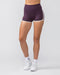 Muscle Nation Shorts Retro Everyday Shorty Shorts - Midnight Plum