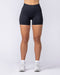 Muscle Nation Shorts Revealed Seamless Midway Shorts - Black