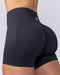 Muscle Nation Shorts Revealed Seamless Midway Shorts - Black