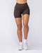 Muscle Nation Shorts Revealed Seamless Midway Shorts - Cocoa
