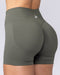 Muscle Nation Shorts Revealed Seamless Midway Shorts - Eucalyptus