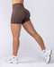 Muscle Nation Shorts Revealed Seamless Midway Shorts - Hot Chocolate