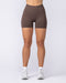 Muscle Nation Shorts Revealed Seamless Midway Shorts - Hot Chocolate