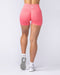 Muscle Nation Shorts Revealed Seamless Midway Shorts - Pink Coral