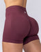Muscle Nation Shorts Revealed Seamless Midway Shorts - Wine