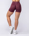 Muscle Nation Shorts Revealed Seamless Midway Shorts - Wine